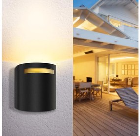 Aigostar - Applique da esterno 1xGU10/35W/230V nero IP54