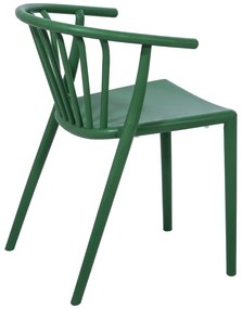 Sedia da giardino verde Capri - Bonami Essentials