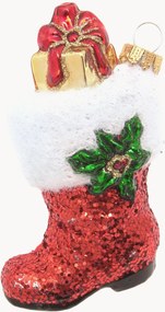 Addobbo albero di Natale dipinto a mano Santa's Boot