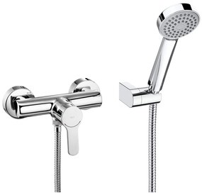 Roca A5A2009C02 - Set doccia con miscelatore L20 in cromo lucido