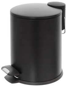 Pattumiera Bagno Con Pedale 3L Feridras "Cover Slim" Nero
