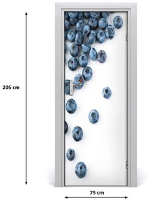 Adesivo per porta Frutti di bosco 75x205 cm