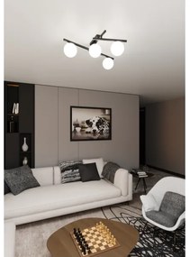 Plafoniera SMART 4xE14/10W/230V nero/bianco