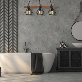 Lampadario su catena  ULF 3xE27/60W/230V