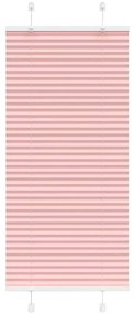 Tenda Plissettata Rosa 60x100 Cm Larghezza Tessuto 59,4 Cm /