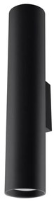 Sollux SL.0330 - Applique LAGOS 2 2xGU10/10W/230V nero