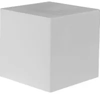 Pouf da Giardino 50x50 cm in Resina Arkema Iris Pouf Bianco