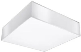Plafoniera Quadrata da Soffitto in PVC 2xE27 HORUS 35 White da interno
