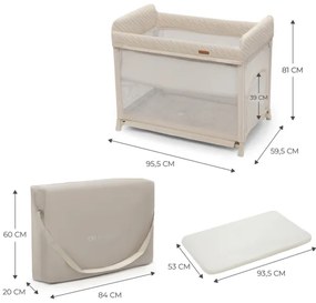 KINDERKRAFT SELECT - Culla da viaggio MOON DREAM beige