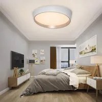 Plafoniera moderna LED 46W resa 360W lampada soffitto tonda ellisse cornice dorata luce ufficio salotto 230V 6000K