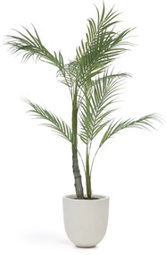 Kave Home - Pianta artificiale Palmera con vaso nero 70 cm