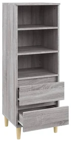 Credenza grigio sonoma 40x36x110 cm in legno multistrato
