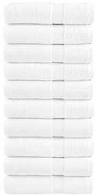 Asciugamani Da Bagno Solund 10 Pz Bianchi 100x150cm 600gsm /