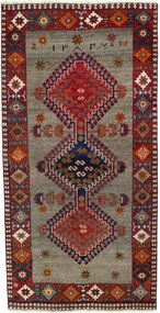 Gabbeh Tappeto 200x100 Nero (Iran) Annodato A Mano
