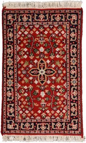 Sarouk Tappeto orientale 90x60 Rosa (Indian) Annodato A Mano