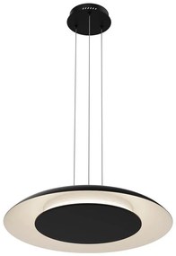 Lampada a sospensione su cavo PIATTINO LED/30W/230V 2700/3200/4000K Ø 40 cm nero
