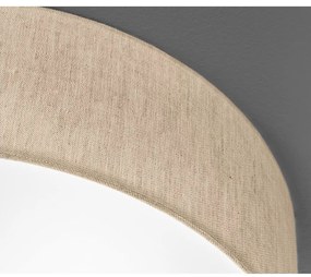 Plafoniera beige con paralume in tessuto ø 40 cm Thor – Fischer &amp; Honsel