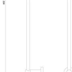 OMNIRES MP60216BL - Appendiabiti da parete MODERN PROJECT 60 cm opaco nero