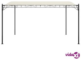 vidaXL Tettoia Crema 4x3 m 180 g/m² Tessuto e Acciaio