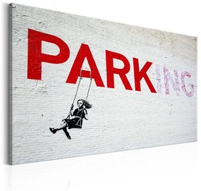 Quadro Parking Girl Swing by Banksy