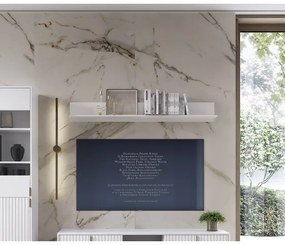 Mensola da parete FLOP bianca