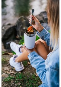 Termos da viaggio bianco per il pranzo Fuori, 500 ml - Vialli Design