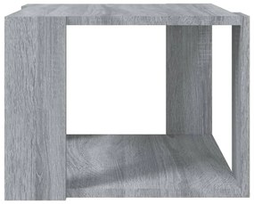 Tavolino salotto grigio sonoma 40x40x30cm legno ingegnerizzato