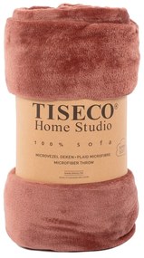 Coperta in micropush rosa, 220 x 240 cm - Tiseco Home Studio