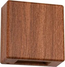 Brilagi - Applique da esterno a LED DOUBLERAY LED/6W/230V finitura effetto legno IP54