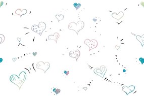Carta da parati – Cuori pieni d'amore