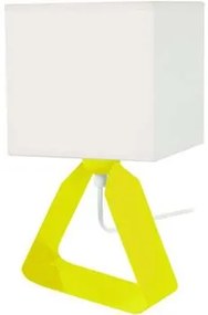 Tosel  Lampade d’ufficio lampada da comodino cuadrado metallo giallo e bianco  Tosel
