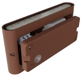 Applique LED 12W Bidirezione IP65 CCT Bianco Variabile - Corten