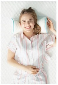 Cuscino ergonomico con imbottitura in memory foam 18x42 cm – Mila Home