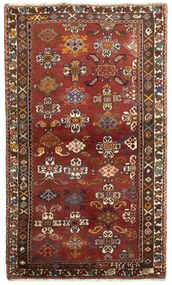 Shiraz Tappeto persiano 100x170 Rosso (Iran) Annodato A Mano