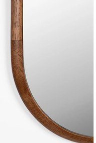 Specchio da parete con cornice in legno 26x120 cm Nyko - White Label