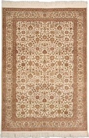 Hereke Tappeto 130 x 190 Beige (Cina) Annodato A Mano