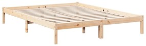 Letto extra lungo senza materasso 160x210 cm in legno di pino