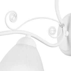 Applique RETRO II 1xE27/60W/230V bianco