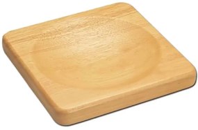 Continente C3126 - Tagliere da cucina per coltello a culla 22,5x22,5 cm gomma fico