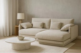 Divano angolare beige (angolo destro) Torino - Micadoni Home