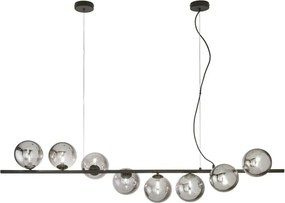 Lampadario Glamour Honey nero paralume nero 8x G9 LUCE AMBIENTE DESIGN
