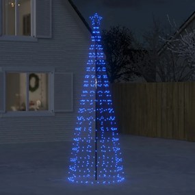 Albero Di Natale A Led Con Punte 570 Led Blu 300 Cm /