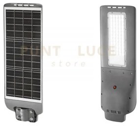 Faro solare stradale led aureus antracite 20w 1600lm 3000k con pann...