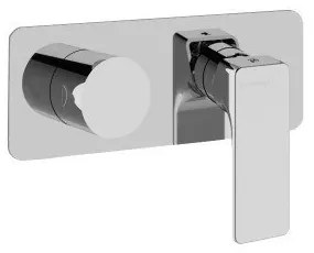 Treemme Hask RWIT6AE2CC01 miscelatore doccia monocomando con deviatore 2 uscite senza parte incasso cromo