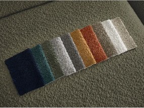 Poltrona verde con rivestimento in bouclé Tina – Bobochic Paris