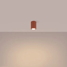 Sollux SL.1625 - Faretto KARBON 1xGU10/10W/230V 10 cm rosso