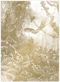 KEK Amsterdam Carta da parati panoramica Tropical Landscapes Gold 2 - M