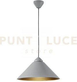 Lampadario a sospensione bigbang grigia e oro 1 luce attacco e27 49...