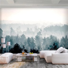 Fotomurale  Winter Forest  Colore Grigio, Dimensioni e Misure 150x105