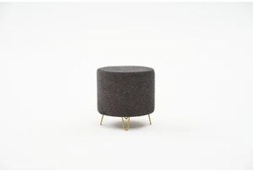 Pouf NANI, diam. 40 cm, antracite